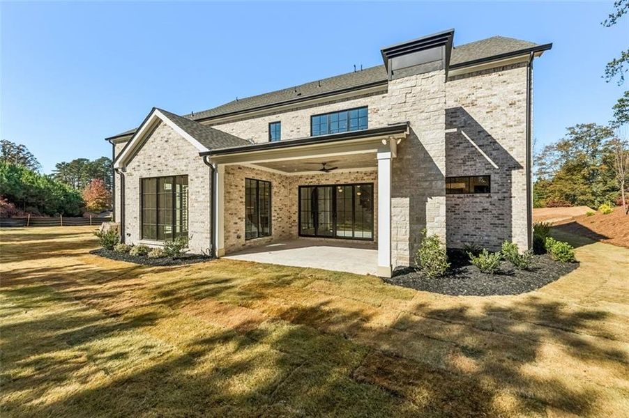 Exterior details and patio area of a home in , Atlanta (Image 2).