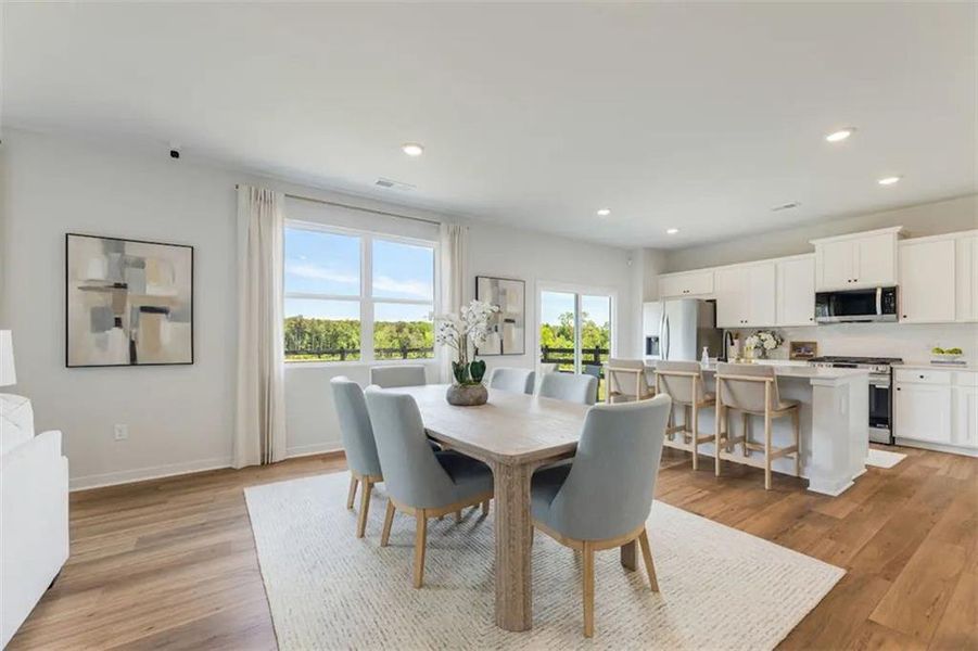 Furnished interior view inside a new home in Hawthorne Reserve, Dallas (Image 5).