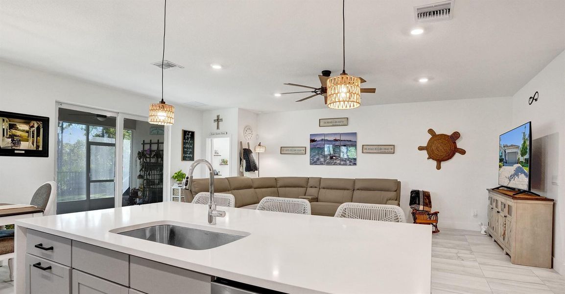Furnished interior view inside a new home in Preserves at Park Trace, Stuart (Image 14).