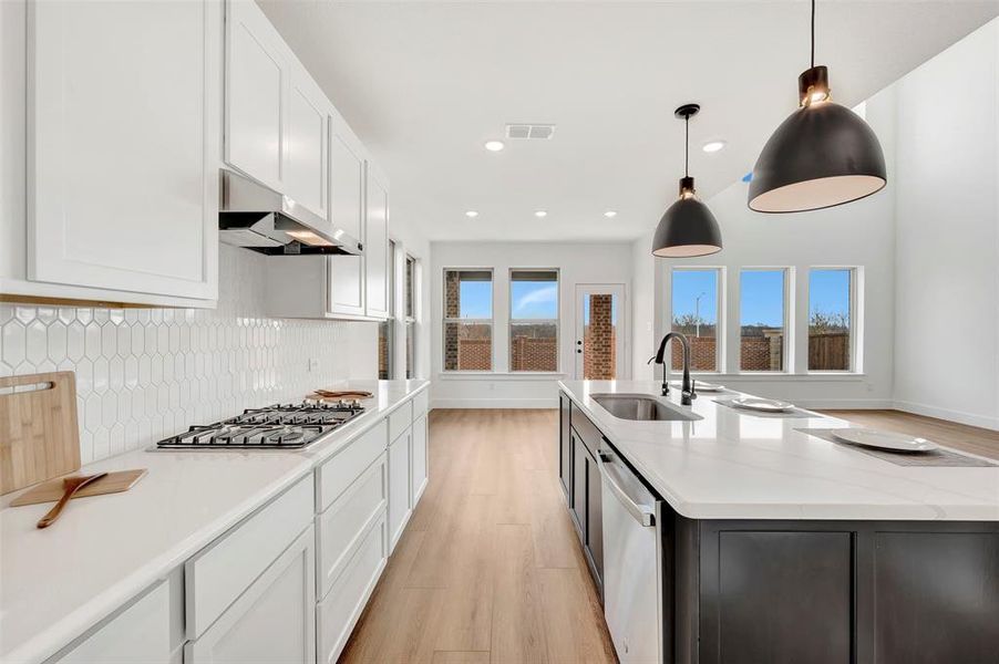 Furnished interior view inside a new home in Vintage Village, Argyle (Image 5). Furnished interior view inside a new home in Vintage Village, Argyle (Image 5).
