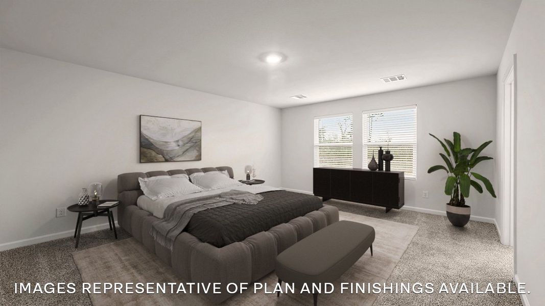 Representative furnished interior of a home built from the SPRUCE by D.R. Horton in Morford, Jackson (Image 7).