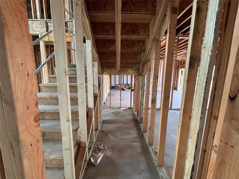 In-progress construction of a new home in Provence 70s, Austin, TX (Image 24). In-progress construction of a new home in Provence 70s, Austin, TX (Image 24).