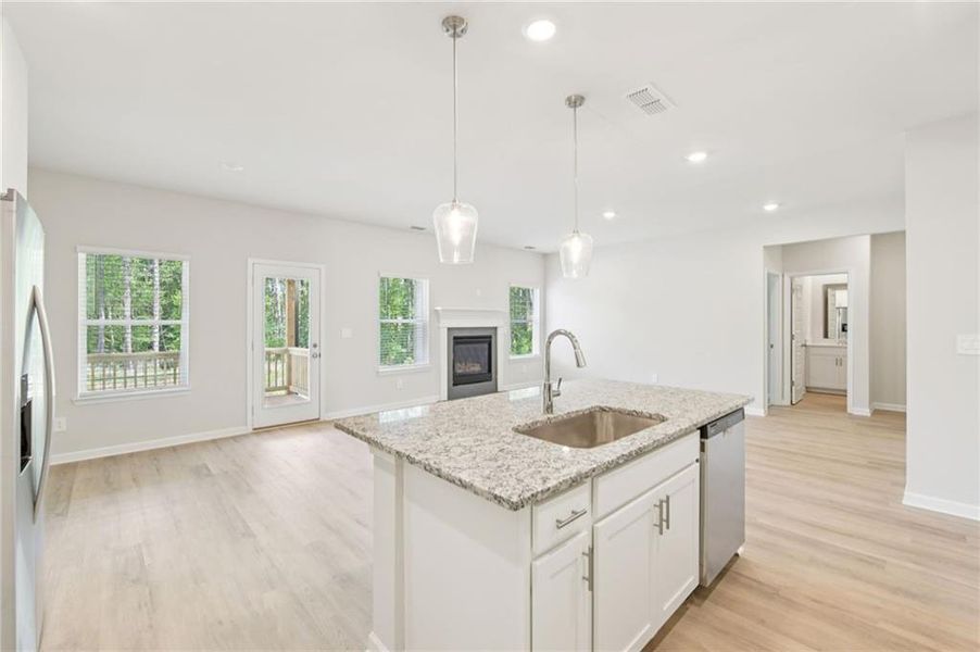 Furnished interior view inside a new home in Martin Springs - Estate Series, Lawrenceville (Image 9). Furnished interior view inside a new home in Martin Springs - Estate Series, Lawrenceville (Image 9).