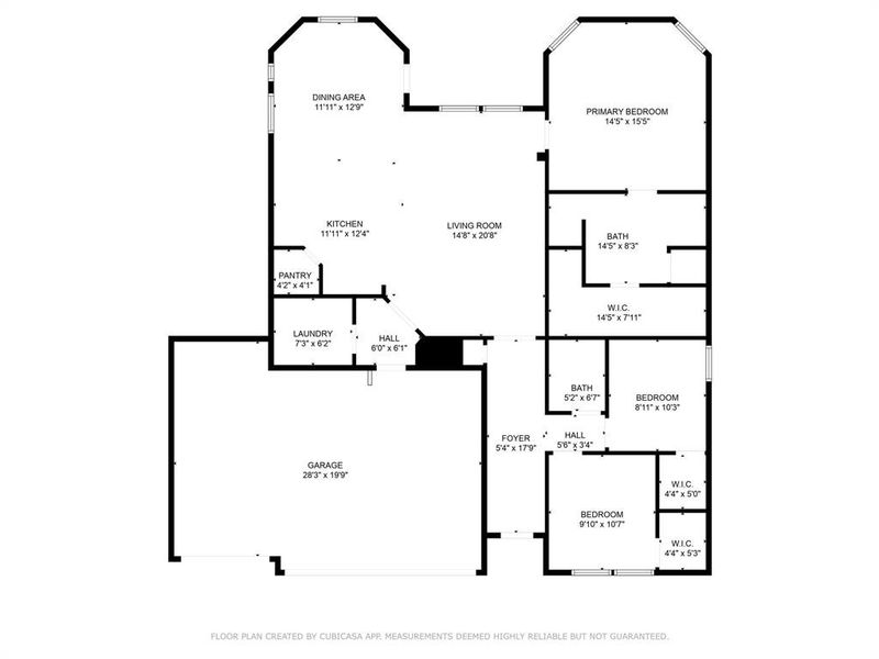 View of room layout