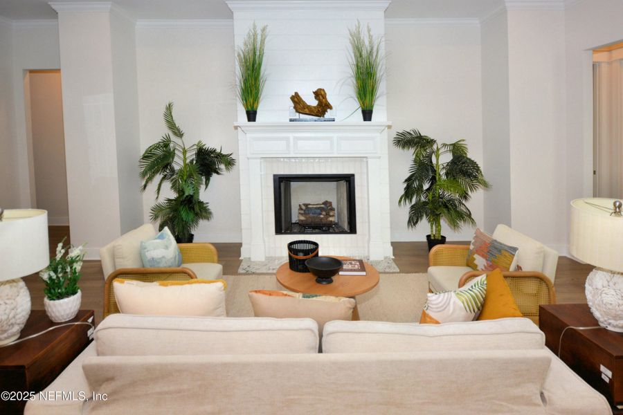 Furnished interior view inside a new home in , Fernandina Beach (Image 10).