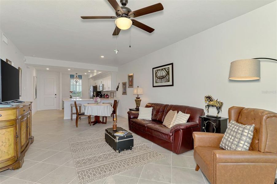 Furnished interior view inside a new home in Wellen Park Golf & Country Club, Venice (Image 12).