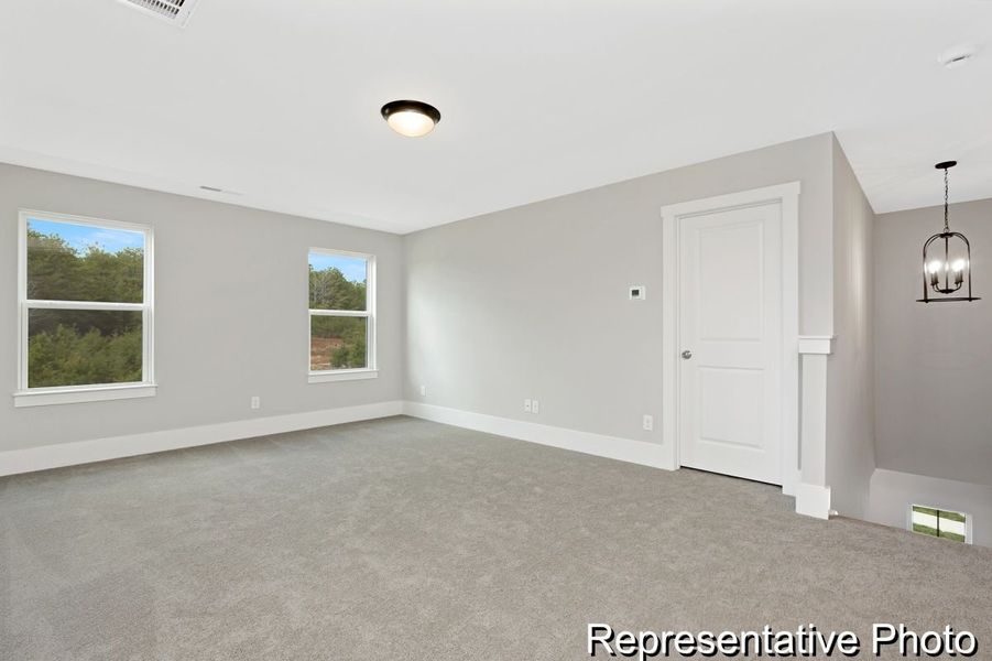 Spacious, unfurnished interior of a new home in Edgewater - The Cottages, Lancaster (Image 17). Spacious, unfurnished interior of a new home in Edgewater - The Cottages, Lancaster (Image 17).