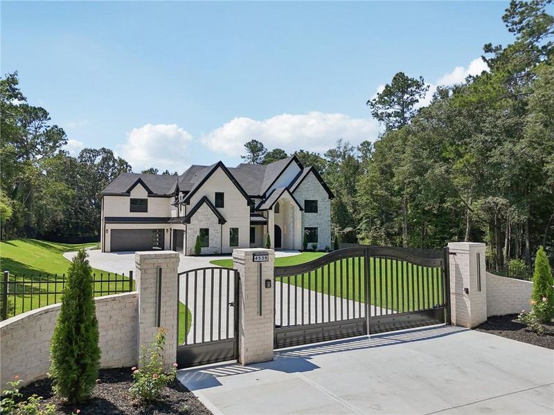 Front exterior of a new home in , Hoschton, GA, highlighting curb appeal (Image 2). Front exterior of a new home in , Hoschton, GA, highlighting curb appeal (Image 2).