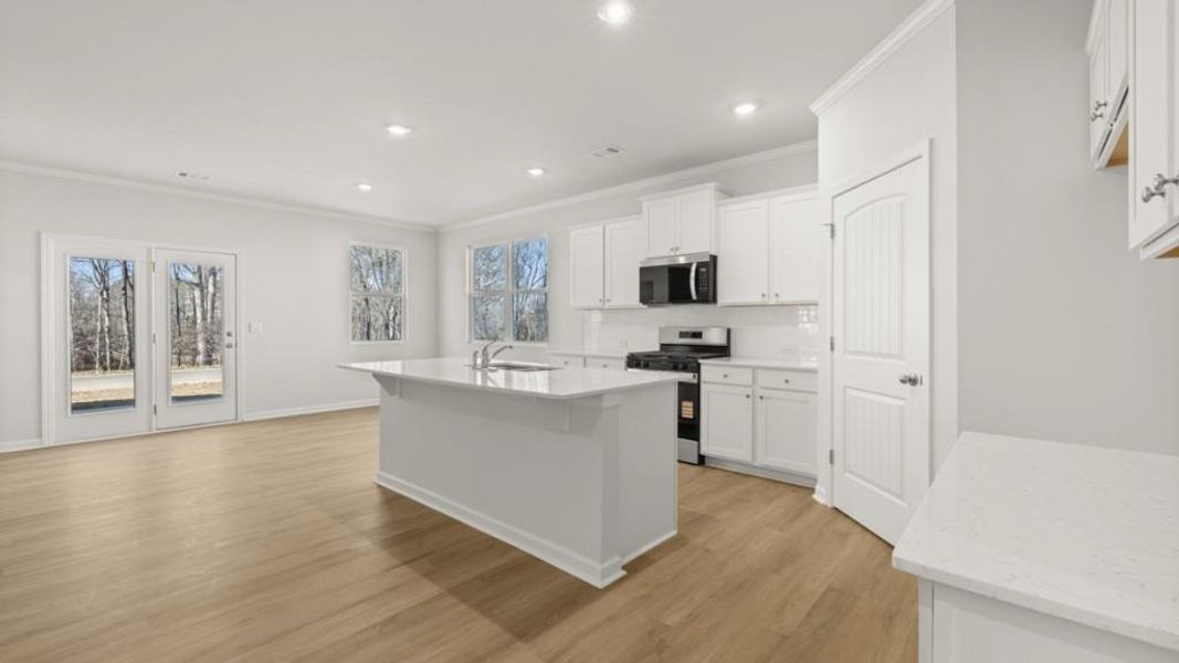 Furnished interior view inside a new home in Braselton Village, Braselton (Image 5).