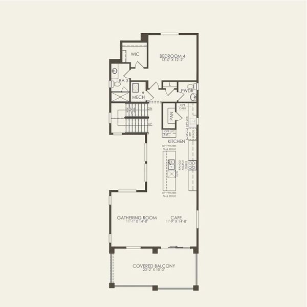 2D floor plan layout for the Summitcrest by Pulte Homes in Parkvale at Sterling Ranch, Littleton, CO (Image 2). 2D floor plan layout for the Summitcrest by Pulte Homes in Parkvale at Sterling Ranch, Littleton, CO (Image 2).