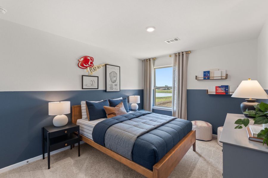 Furnished interior view inside a new home in Patterson Ranch, Georgetown (Image 11).
