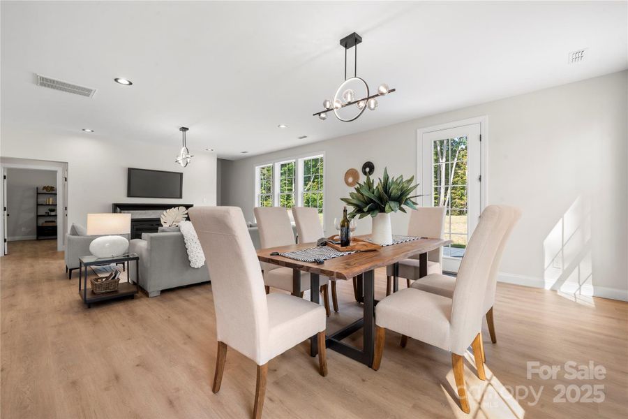 Furnished interior view inside a new home in , Maiden (Image 5). Furnished interior view inside a new home in , Maiden (Image 5).