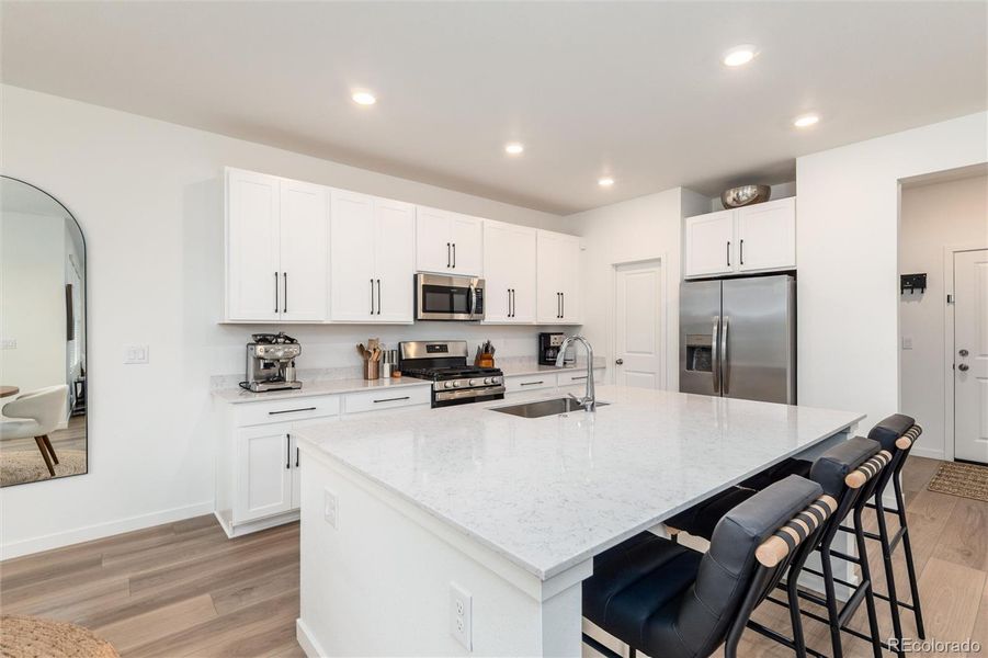 Furnished interior view inside a new home in , Parker (Image 34).