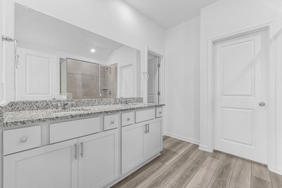 Furnished interior view inside a new home in Emory Crossing 50s, Hutto (Image 6).