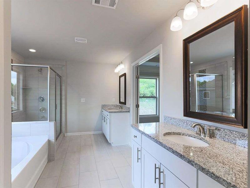 Furnished interior view inside a new home in Briarwood, Cumming (Image 10). Furnished interior view inside a new home in Briarwood, Cumming (Image 10).