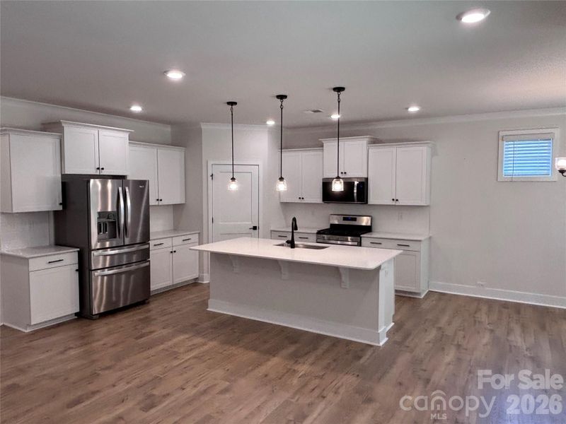 Furnished interior view inside a new home in Westport Freedom Series, York (Image 6).