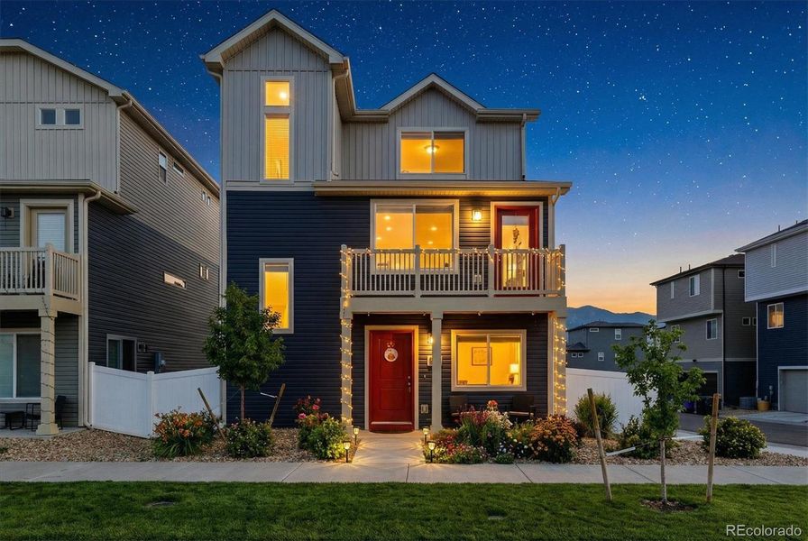 Front exterior of a new home in , Denver, CO, highlighting curb appeal (Image 22).
