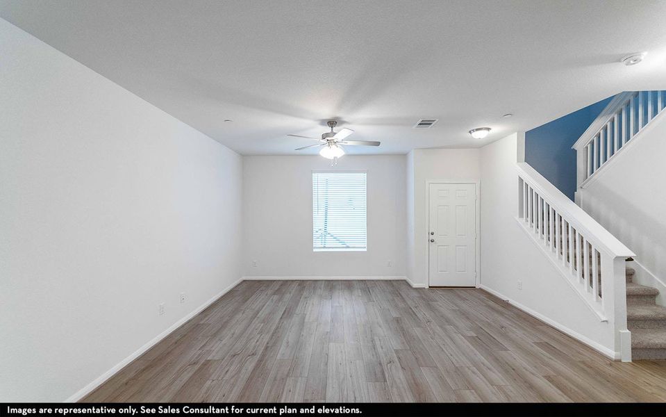 Spacious, unfurnished interior of a new home in Municipal Drive Townhomes, Leander (Image 9).