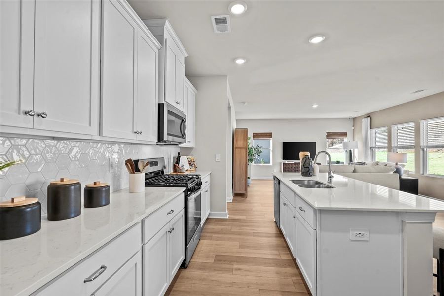 Furnished interior view inside a new home in Shiloh Valley, Piedmont (Image 4).