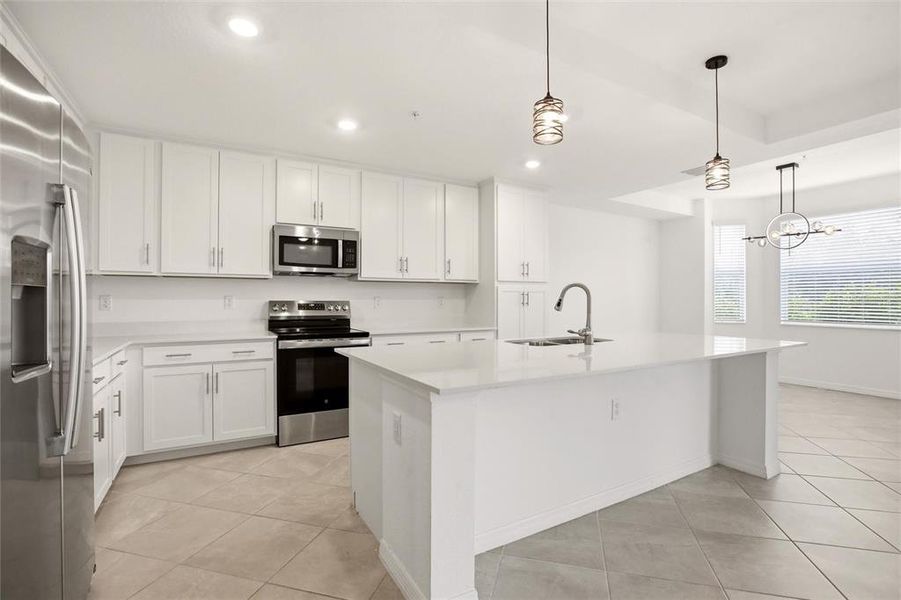 Furnished interior view inside a new home in , Punta Gorda (Image 17).