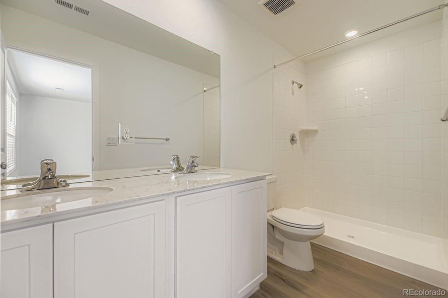 Furnished interior view inside a new home in Eastcreek Farm: The Camden Collection, Thornton (Image 4).