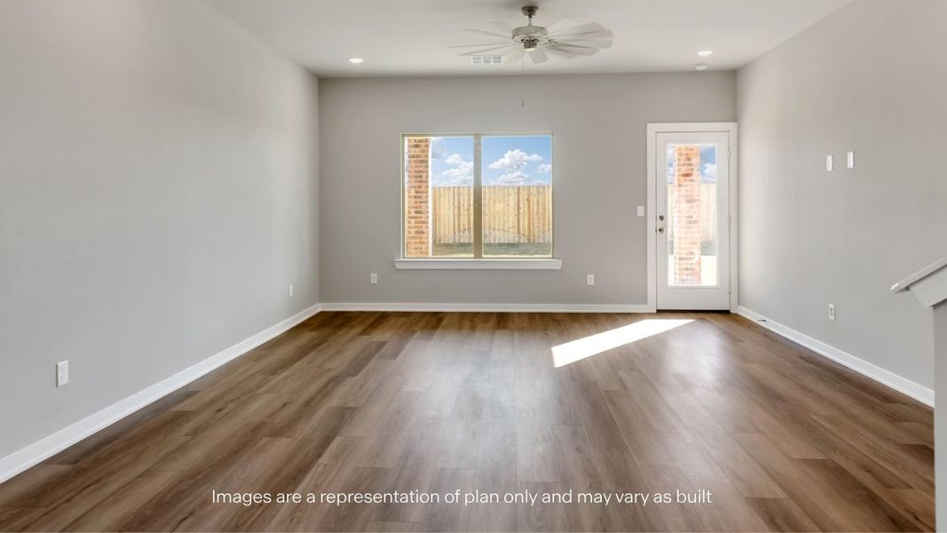 Spacious, unfurnished interior of a new home in Viridian, Lubbock (Image 13).