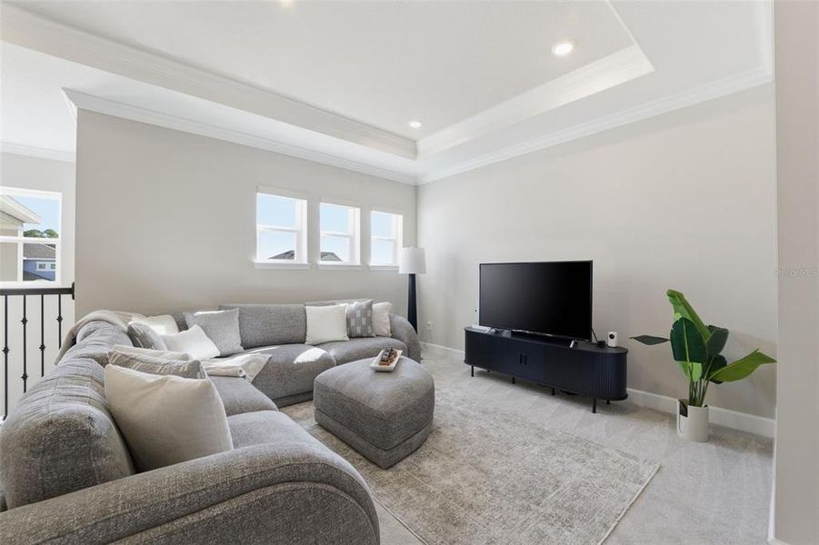 Furnished interior view inside a new home in , Wesley Chapel (Image 17). Furnished interior view inside a new home in , Wesley Chapel (Image 17).