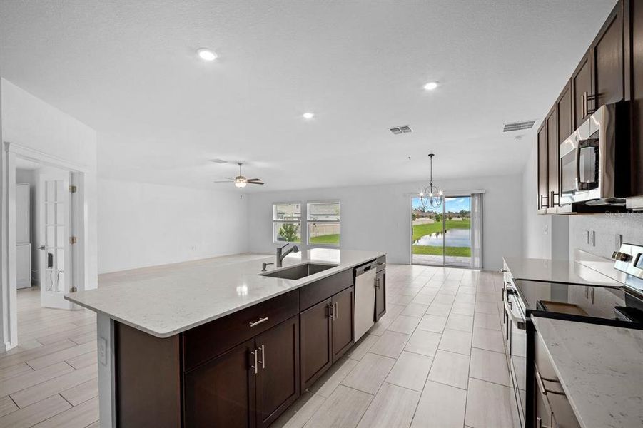 Furnished interior view inside a new home in North Park Isle, Plant City (Image 11).