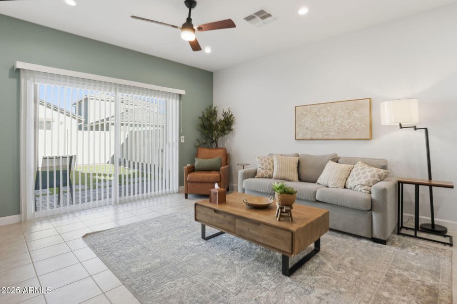 Soft pops of color in all the right pla