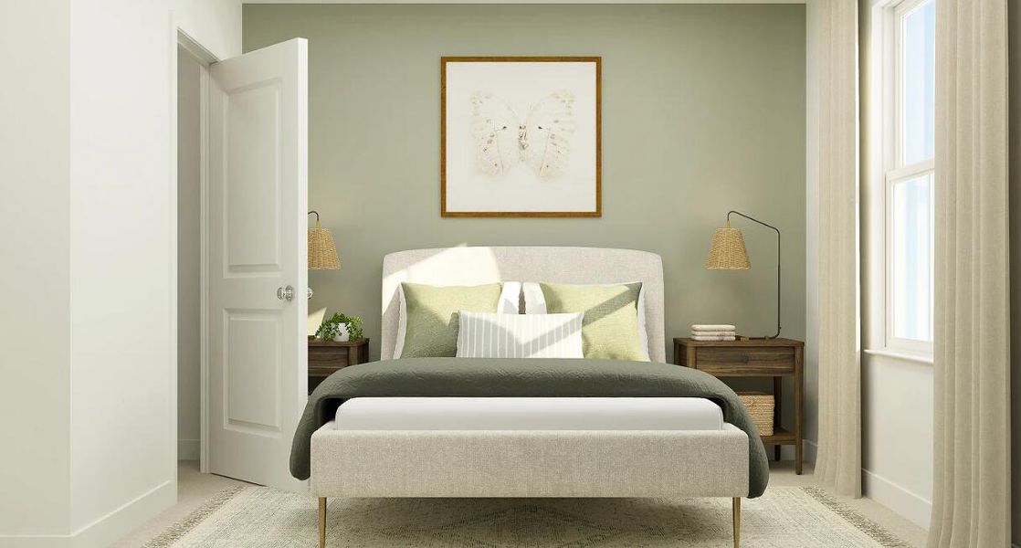 Furnished interior view inside a new home in Lindera Preserve at Cane Bay Plantation: Sabal Collection, Summerville (Image 7). Furnished interior view inside a new home in Lindera Preserve at Cane Bay Plantation: Sabal Collection, Summerville (Image 7).