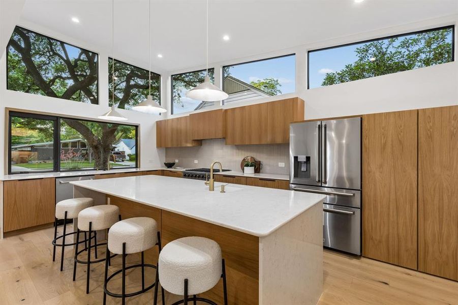 Furnished interior view inside a new home in , Dallas (Image 9).