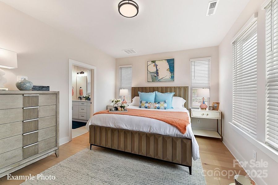 Furnished interior view inside a new home in North End Terraces, Charlotte (Image 11).