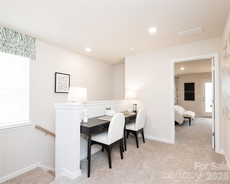 Photo is not of the actual home, but is an inspirational photo of builder’s model home and may depict options, furnishings, and/or decorator features that are not included