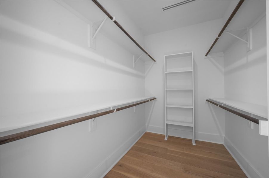 View of oversized closet for 3rd bedroom