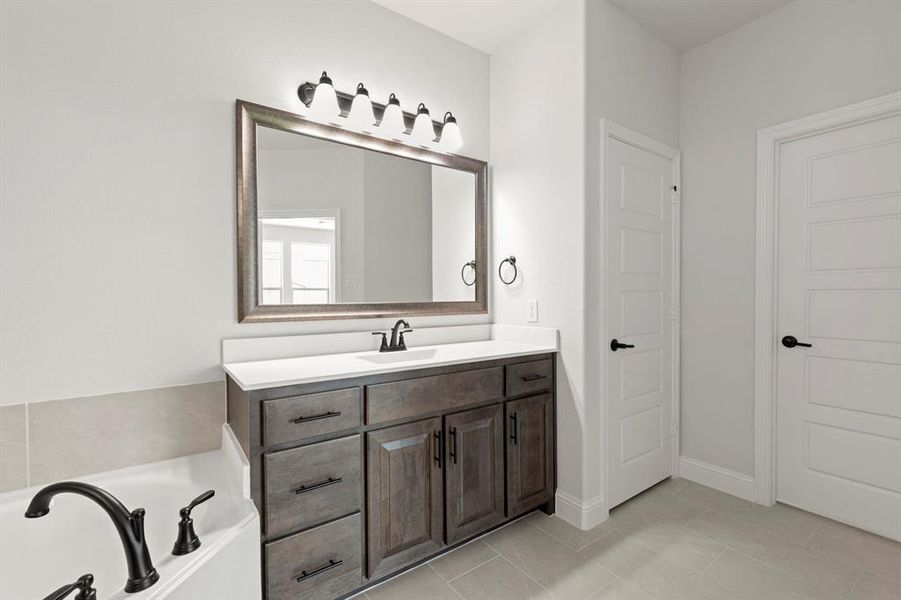 Furnished interior view inside a new home in Lovers Landing, Forney (Image 32).