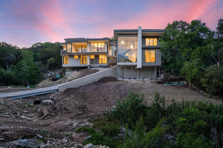 In-progress construction of a new home in , West Lake Hills, TX (Image 33).