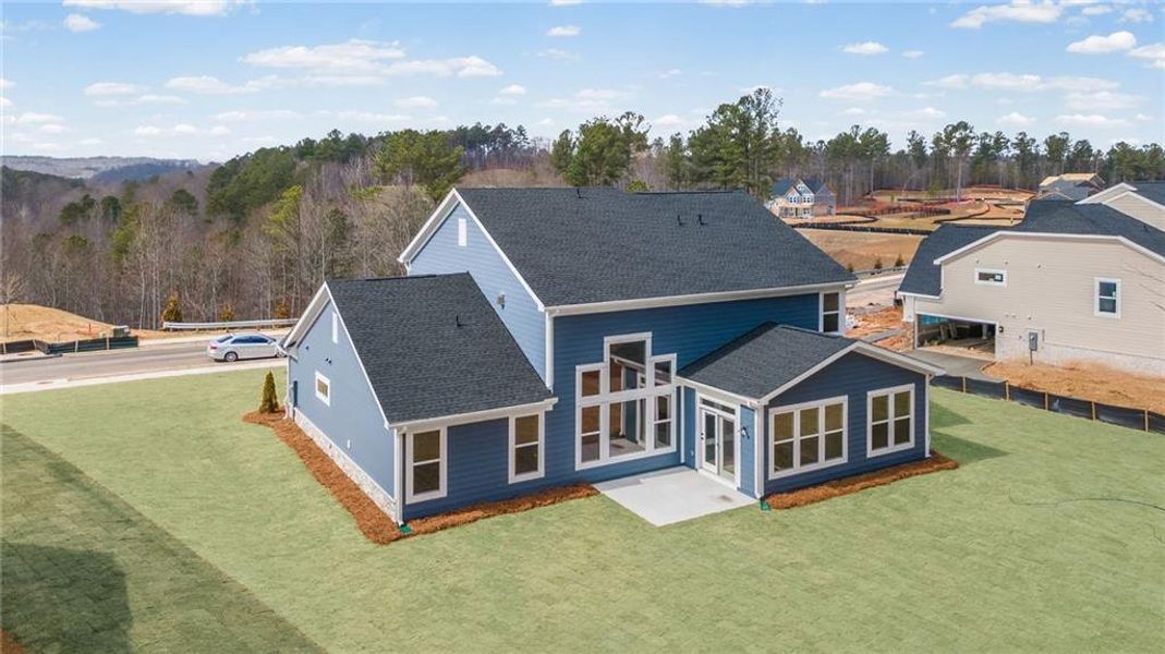Front exterior of a new home in Governor’s Preserve, Canton, GA, highlighting curb appeal (Image 26).