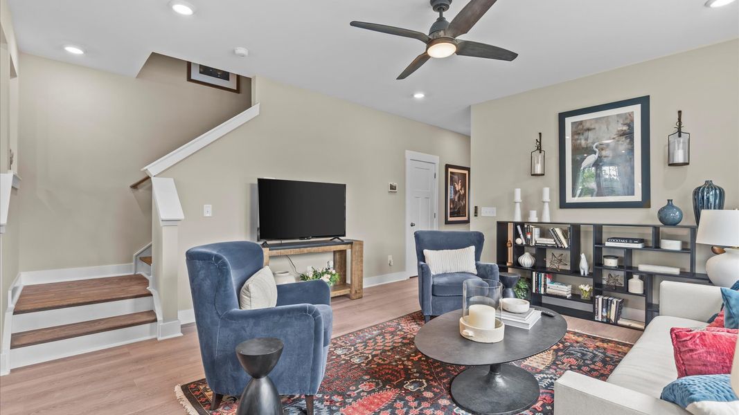 Furnished interior view inside a new home in Ransdell Pointe, Spartanburg (Image 25). Furnished interior view inside a new home in Ransdell Pointe, Spartanburg (Image 25).