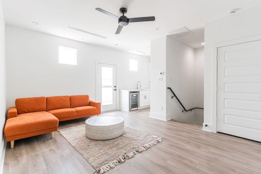 Furnished interior view inside a new home in , Houston (Image 35).