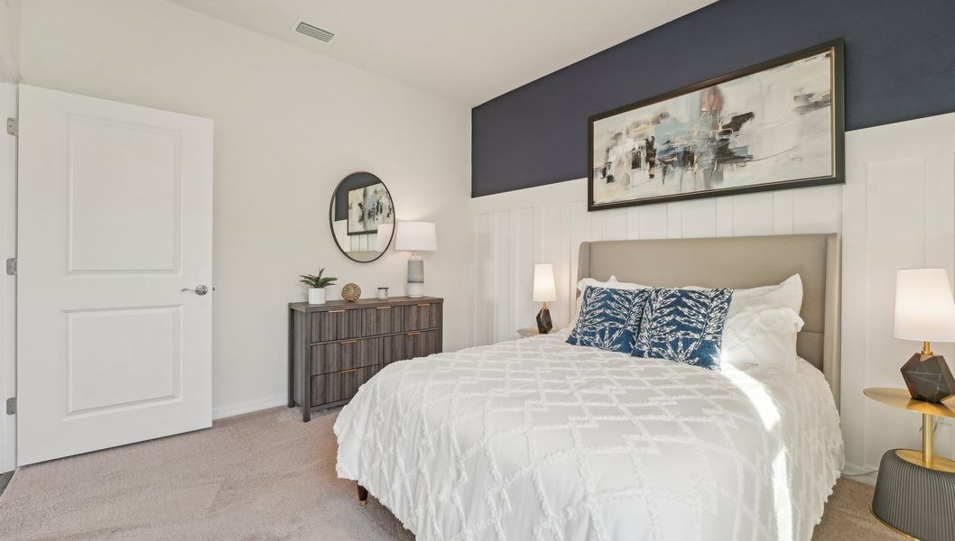 Representative furnished interior of a home built from the Delray by D.R. Horton in Abbott Park, Zephyrhills (Image 27).