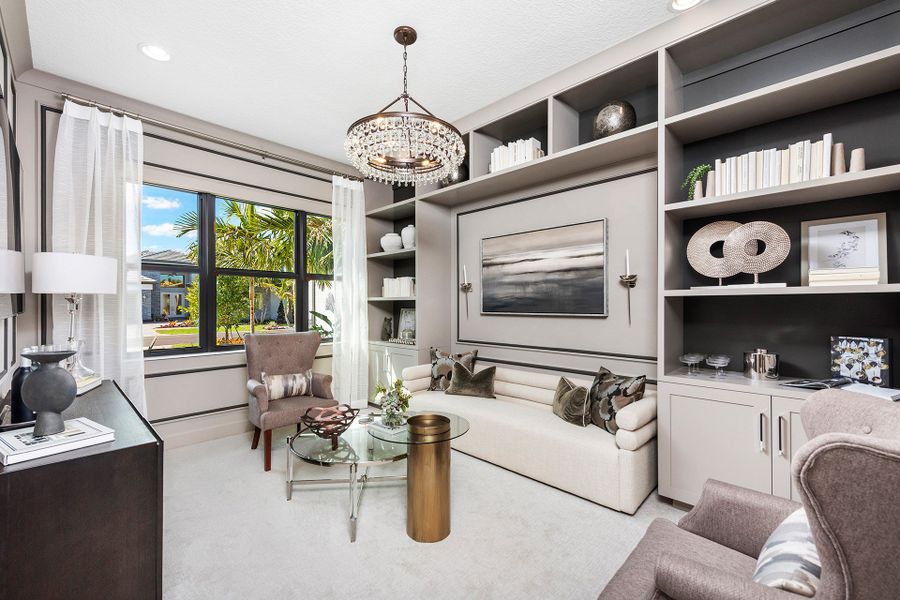 Representative furnished interior of a home built from the Vienna Grande by GL Homes in Valencia Del Mar, Boynton Beach (Image 16).