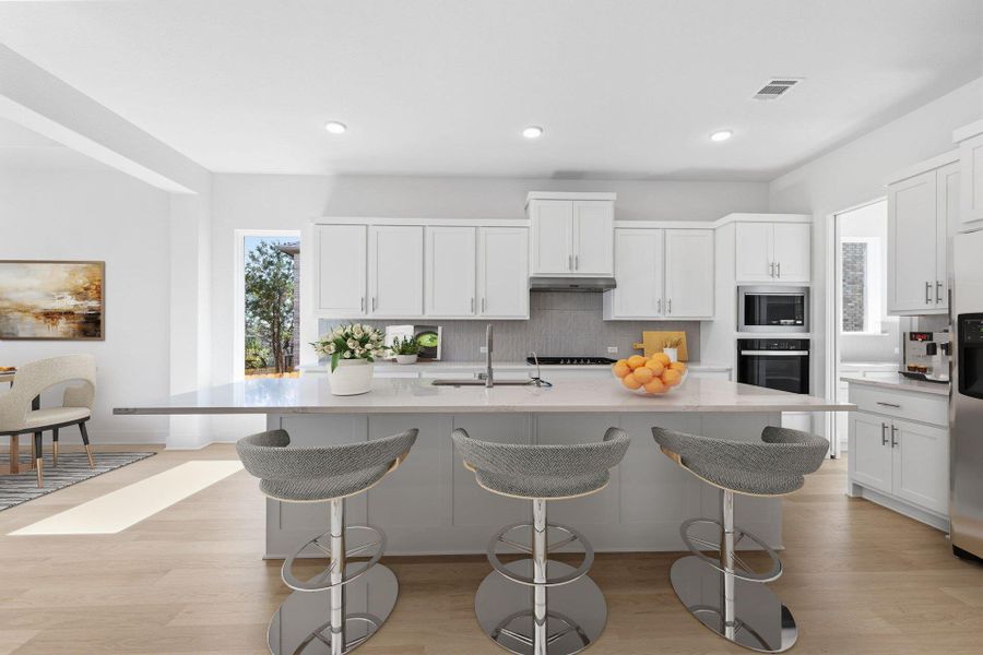 Light & Bright Kitchen - Virtually Staged