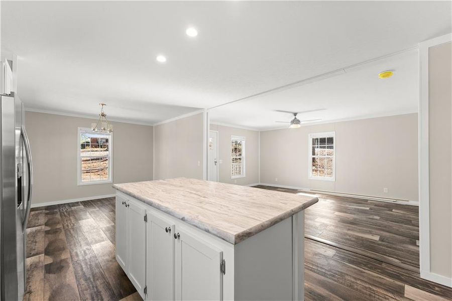 Furnished interior view inside a new home in , Gainesville (Image 9).