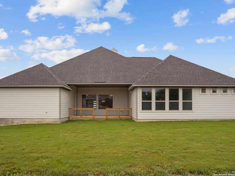 Exterior details and patio area of a home in Potranco Oaks, Castroville (Image 21). Exterior details and patio area of a home in Potranco Oaks, Castroville (Image 21).