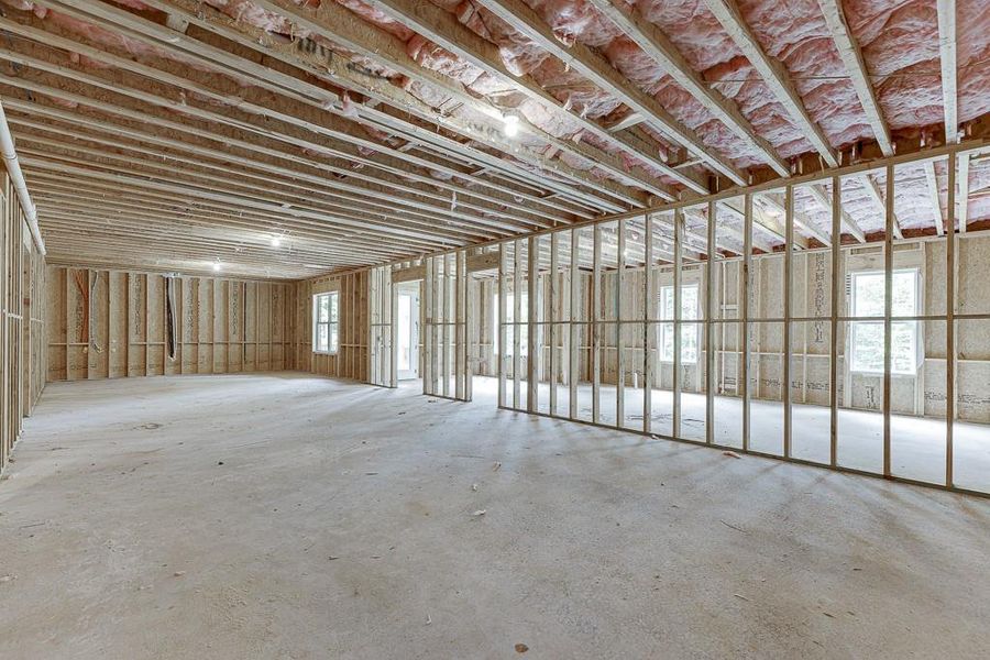 In-progress construction of a new home in , Cumming, GA (Image 54).