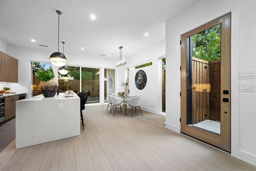 Furnished interior view inside a new home in , Dallas (Image 2). Furnished interior view inside a new home in , Dallas (Image 2).