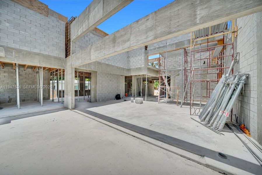 In-progress construction of a new home in , Miami Shores, FL (Image 18).