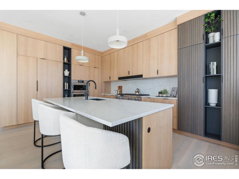 Furnished interior view inside a new home in , Boulder (Image 33).