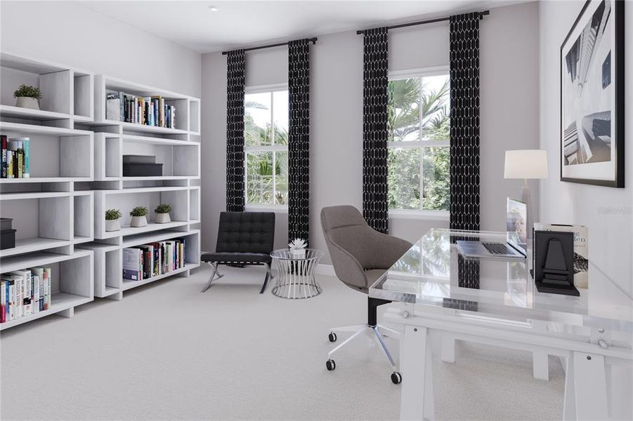 Furnished interior view inside a new home in Lake Nellie Crossing, Clermont (Image 6).