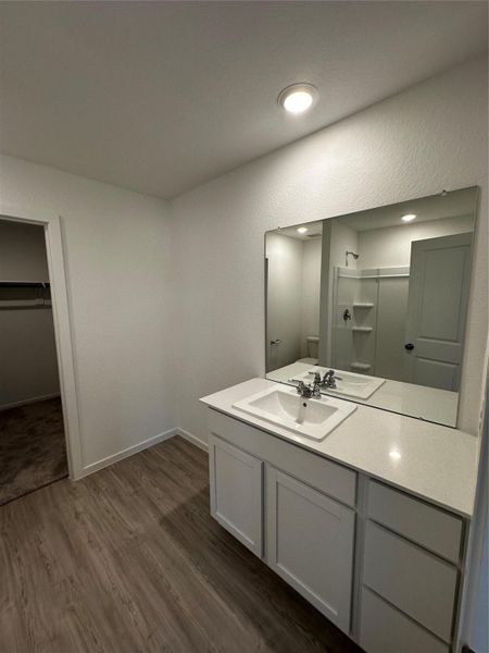 Pics are not of actual home.  They are a representative of a home of the same floor plan